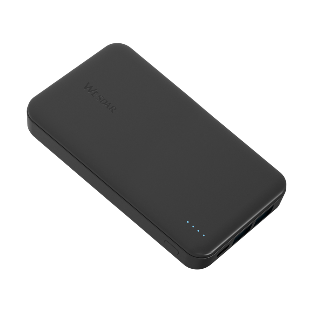 WESDAR 10000mAh Capacity Power Bank with 2 USB Connectors
