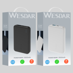 WESDAR 22.5w Portable Power Banks 5000mAh