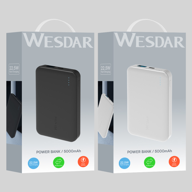 WESDAR 22.5w Portable Power Banks 5000mAh