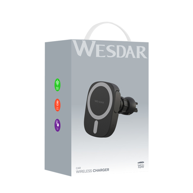 Wesdar Wireless Car Phone Chargers 15w Auto-Sensing Function