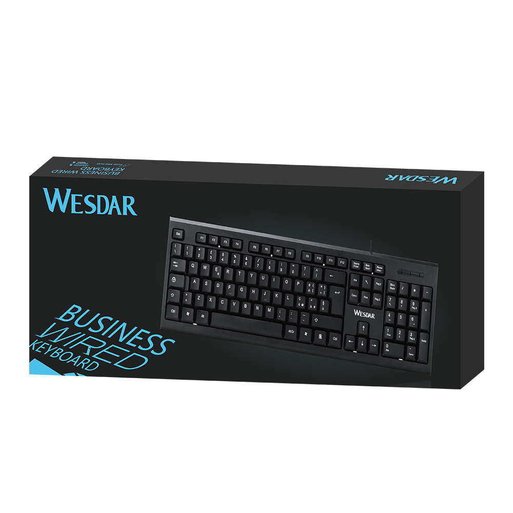Mechanical Keyboard 104 Keys USB Wired Long-Lasting Buttons for Desktop Use