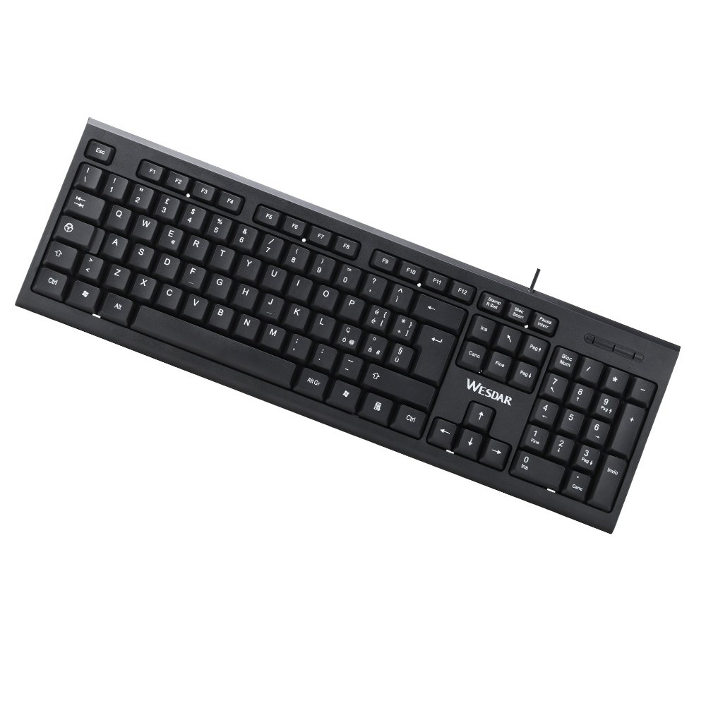 Mechanical Keyboard 104 Keys USB Wired Long-Lasting Buttons for Desktop Use