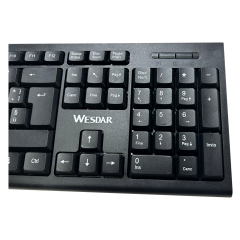 Mechanical Keyboard 104 Keys USB Wired Long-Lasting Buttons for Desktop Use