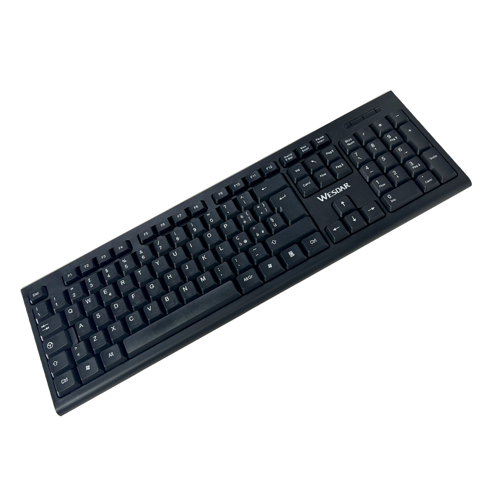 Mechanical Keyboard 104 Keys USB Wired Long-Lasting Buttons for Desktop Use
