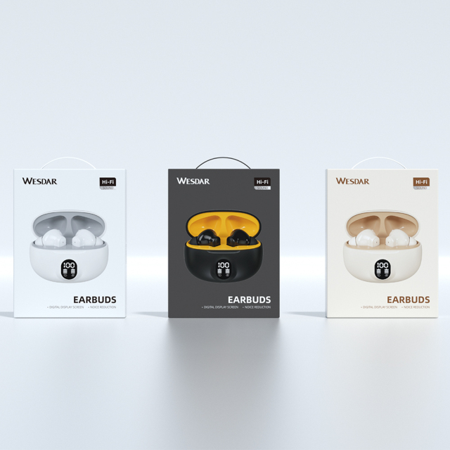 WESDAR TWS Earbuds with LED Display ( ANC)