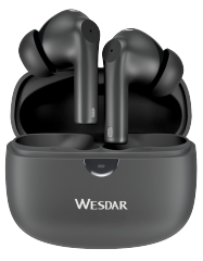 WESDAR ENC Pro TWS Earbuds HiFi Stereo, Dual Mic Noise Cancelling