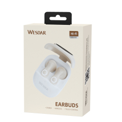 WESDAR Semi-In Ear Design Wireless Earphones V5.4 Bluetooth Version With LED Breathing Light