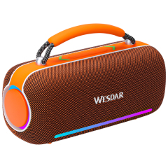 WESDAR 3 Inch Horn 60W Wireless BT 5.0 RGB Portable Outdoor Speaker
