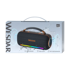 WESDAR 3 Inch Horn 60W Wireless BT 5.0 RGB Portable Outdoor Speaker