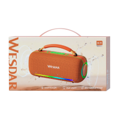 WESDAR 3 Inch Horn 60W Wireless BT 5.0 RGB Portable Outdoor Speaker