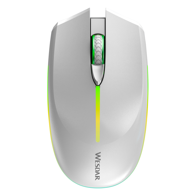 WESDAR Dual Mode Wireless Gaming Mouse - 2.4G & Bluetooth, 1600 DPI