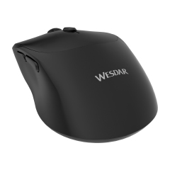 WESDAR Dual Mode Wireless Mouse – 2.4G & Bluetooth, Rechargeable Battery