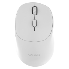 WESDAR Dual Mode Wireless Mouse – 2.4G & Bluetooth, Rechargeable Battery