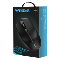 WESDAR Dual Mode Wireless Gaming Mouse - 2.4G & Bluetooth, 1600 DPI