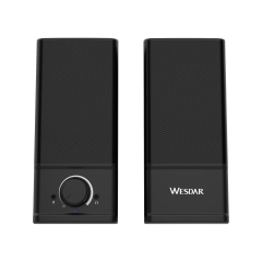 WESDAR Brand Wired Computer Speakers With Surround Sound Volume Control