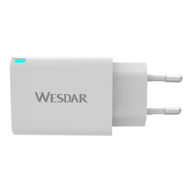 WESDAR Brand 45W Dual Port Fast Wall Charger with USB-C & USB-A