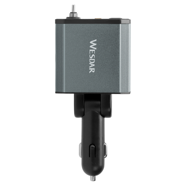 WESDAR 66W Smart Car Charger with LED Display & Galaxy Projection