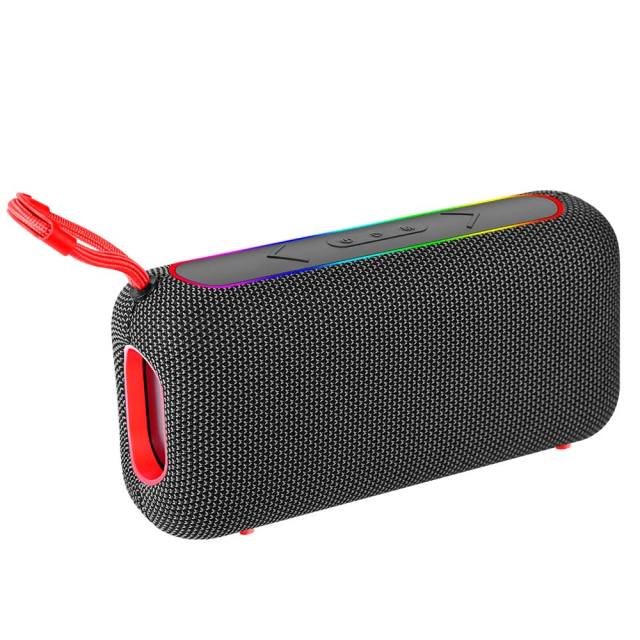 WESDAR Portable Bluetooth Speaker with RGB Lights - 10W Stereo Sound