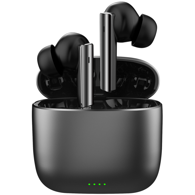 Alloy TWS Earphones -Bt 5.3, 10mm HD Sound, 4.5H Playtime,ABS+Zinc Alloy Build
