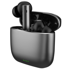 Alloy TWS Earphones -Bt 5.3, 10mm HD Sound, 4.5H Playtime,ABS+Zinc Alloy Build