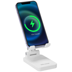 Foldable Wireless Charger Stand,Aluminum Alloy Cooling Plate,Universal 4.7-6.7 Inch Holder