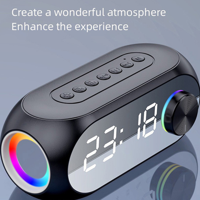 TIME V5.0 RGB Portable Bluetooth Speaker – 5W HD Sound