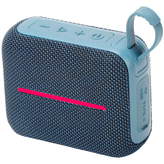 VIBE Pulse Portable Bluetooth Speaker with Dynamic RGB Lights, TWS Pairing