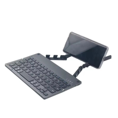 60 Key Foldable Bt Keyboard- Portable Travel Keyboard with Phone/Tablet Stand