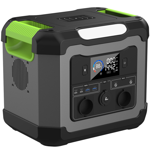 Dahatsu 1008Wh Solar Power Station,1200W Pure Sine Wave AC, 450W Solar Input, 315000mAh Capacity,