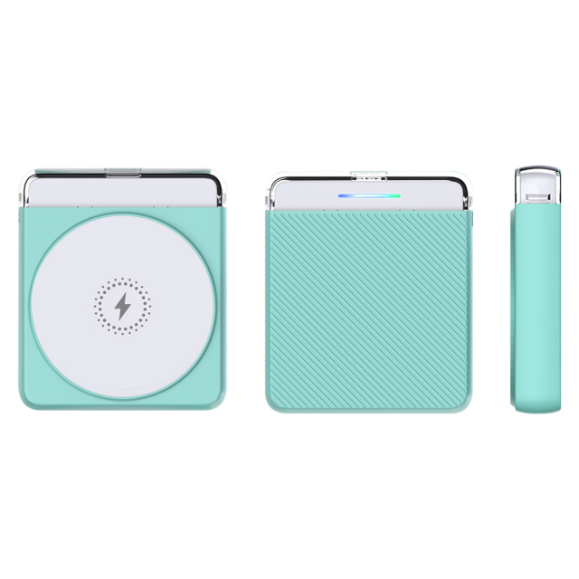 WESDAR Magnetic 5000mAh Power Bank with 22.5W PD Fast Charging & 15W Wireless Charger