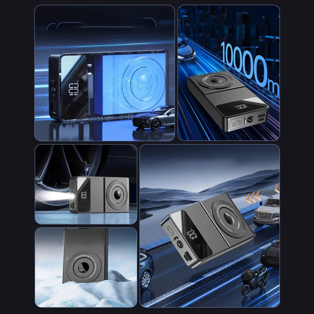 WESDAR 8000mAh Car Jump Starter, 200A Peak 400A Auto Battery Booster