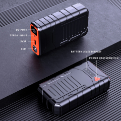 WESDAR Professional 12V Car Jump Starter - 10000mAh Portable Power Bank