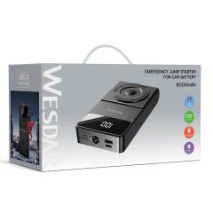 WESDAR 8000mAh Car Jump Starter, 200A Peak 400A Auto Battery Booster