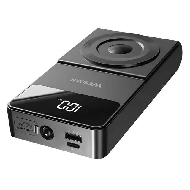 WESDAR 8000mAh Car Jump Starter, 200A Peak 400A Auto Battery Booster