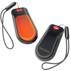 Dual Magnetic Hand Warmers & 4000mAh Power Bank - 3 Heat Settings