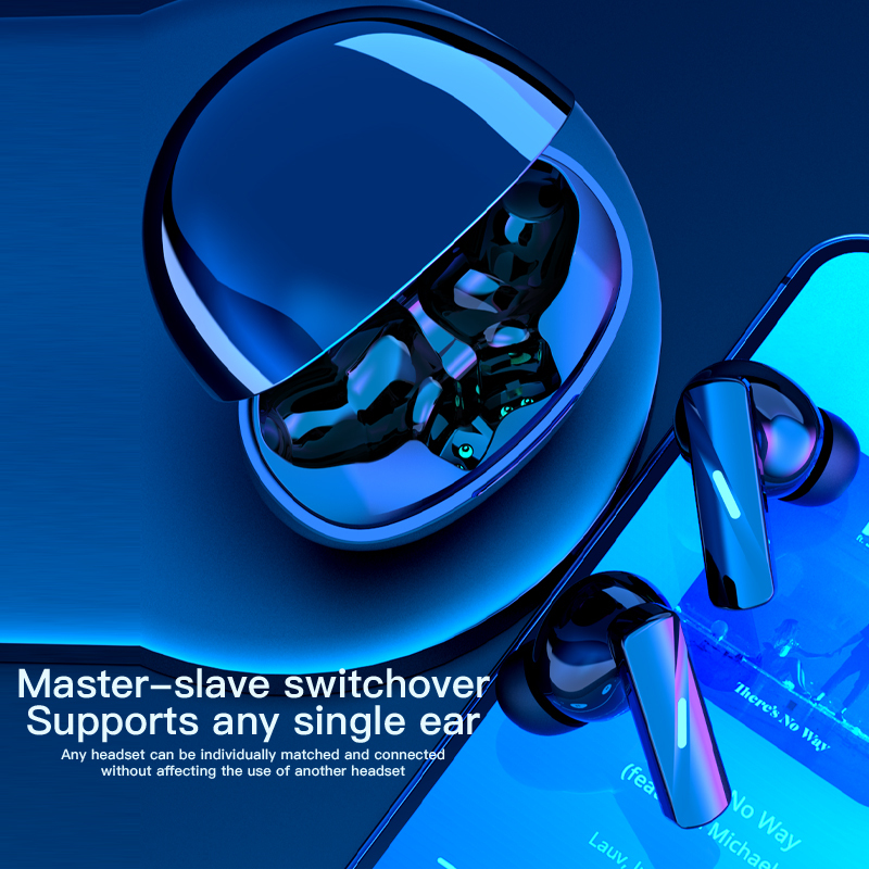 ANC/ENC TWS Earbuds - Bluetooth 5.4, -30dB Noise Cancelling