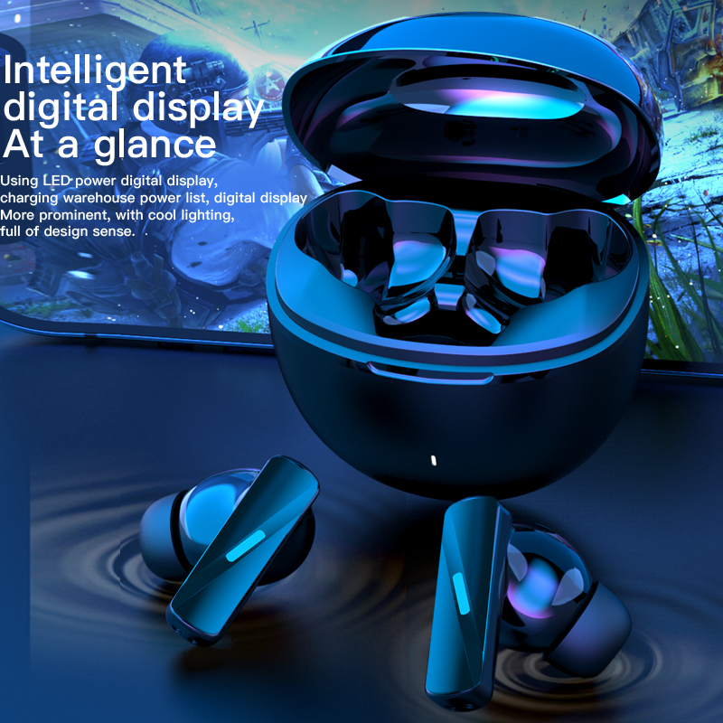 ANC/ENC TWS Earbuds - Bluetooth 5.4, -30dB Noise Cancelling