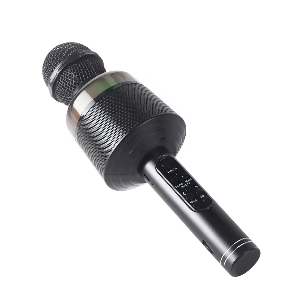 KG30 Karaoke Microphone with RGB Lights, Portable Bt Speaker