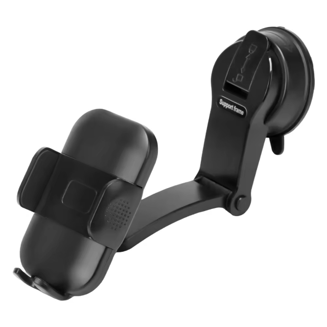 Magnetic Car Phone Holder, 360° Adjustable ABS+Metal Auto-Clip Mount