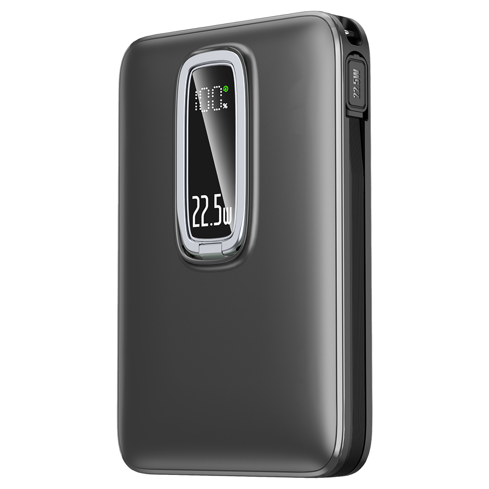 Wesdar 10000mAh 3-in-1 Wireless Charging Power Bank with Smart Display