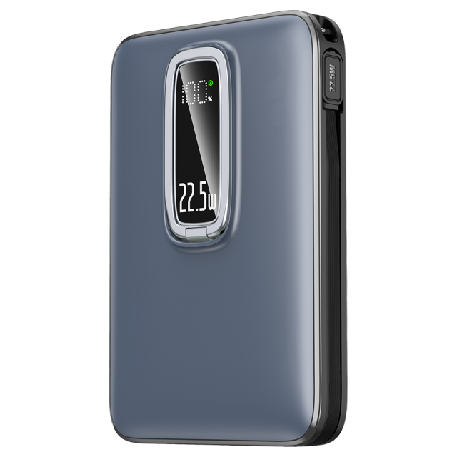 Wesdar 10000mAh 3-in-1 Wireless Charging Power Bank with Smart Display