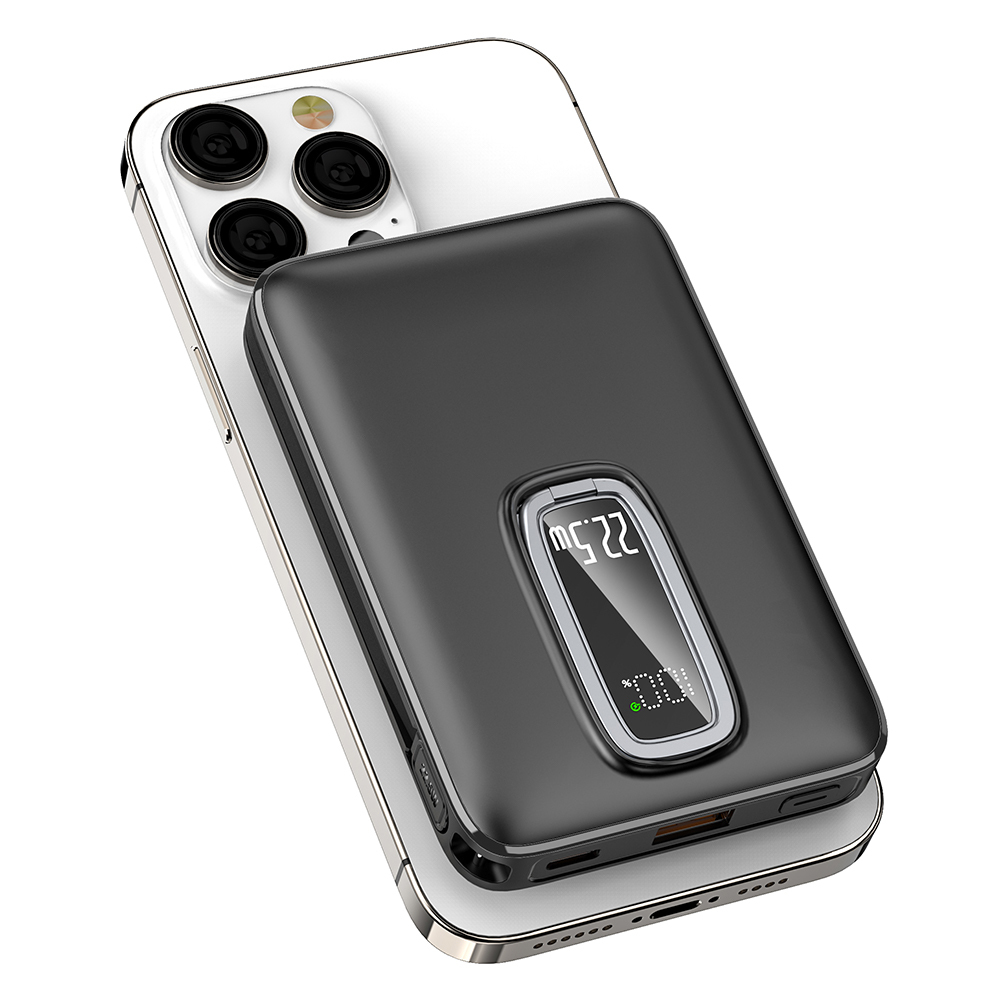 Wesdar 10000mAh 3-in-1 Wireless Charging Power Bank with Smart Display