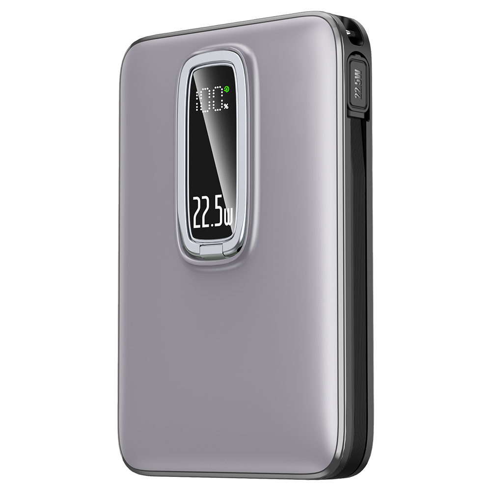 Wesdar 10000mAh 3-in-1 Wireless Charging Power Bank with Smart Display