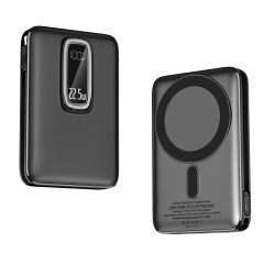 Wesdar 10000mAh 3-in-1 Wireless Charging Power Bank with Smart Display