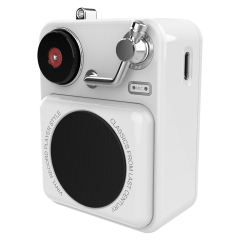 Portable TWS Bluetooth 5.3 Speaker, 5W Stereo Sound, 400mAh Battery