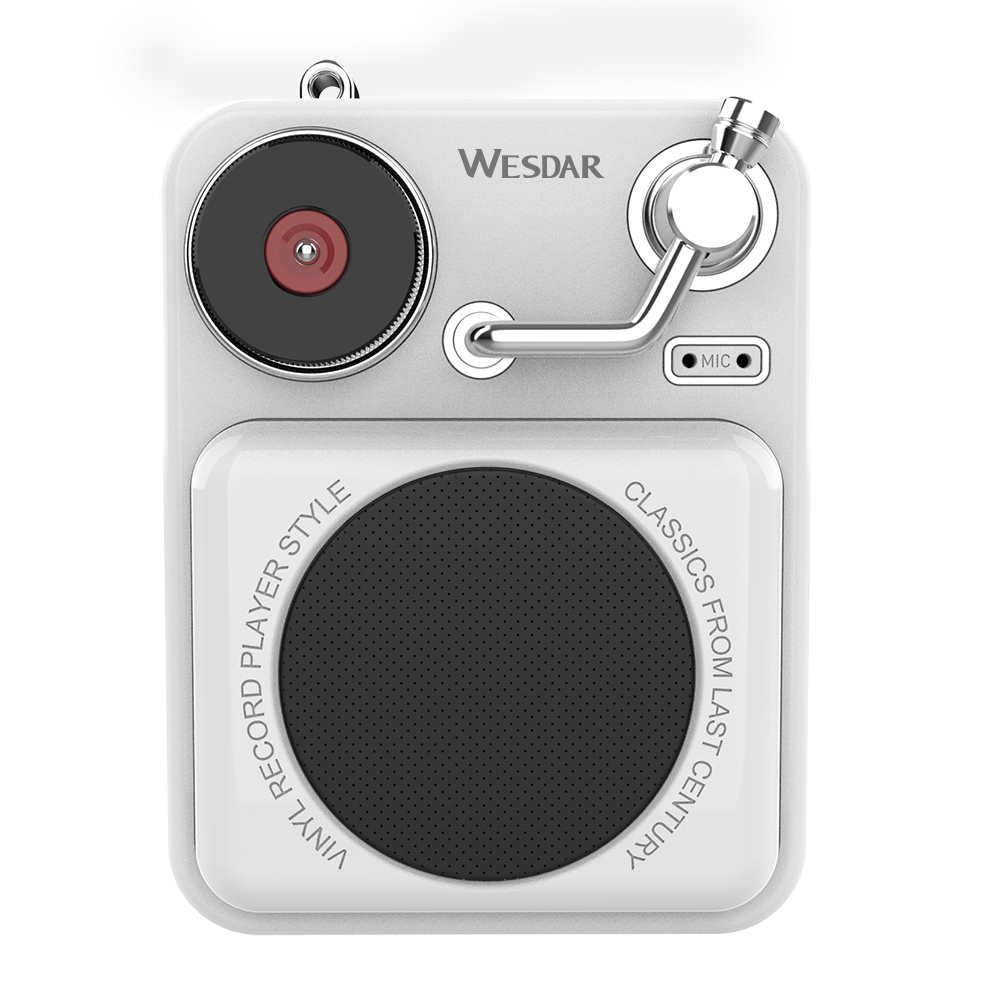 Portable TWS Bluetooth 5.3 Speaker, 5W Stereo Sound, 400mAh Battery