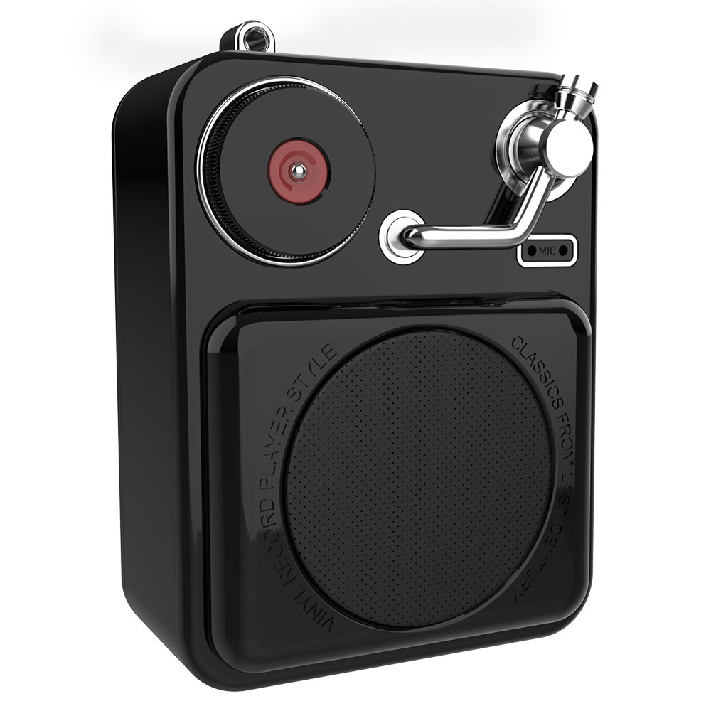 Portable TWS Bluetooth 5.3 Speaker, 5W Stereo Sound, 400mAh Battery