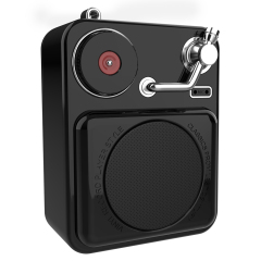 Portable TWS Bluetooth 5.3 Speaker, 5W Stereo Sound, 400mAh Battery