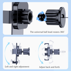 360° Aluminum Phone Car Mount - Secure Air Vent, Dashboard & Windshield Holder