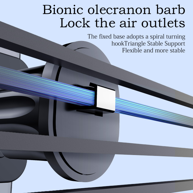 360° Aluminum Phone Car Mount - Secure Air Vent, Dashboard & Windshield Holder